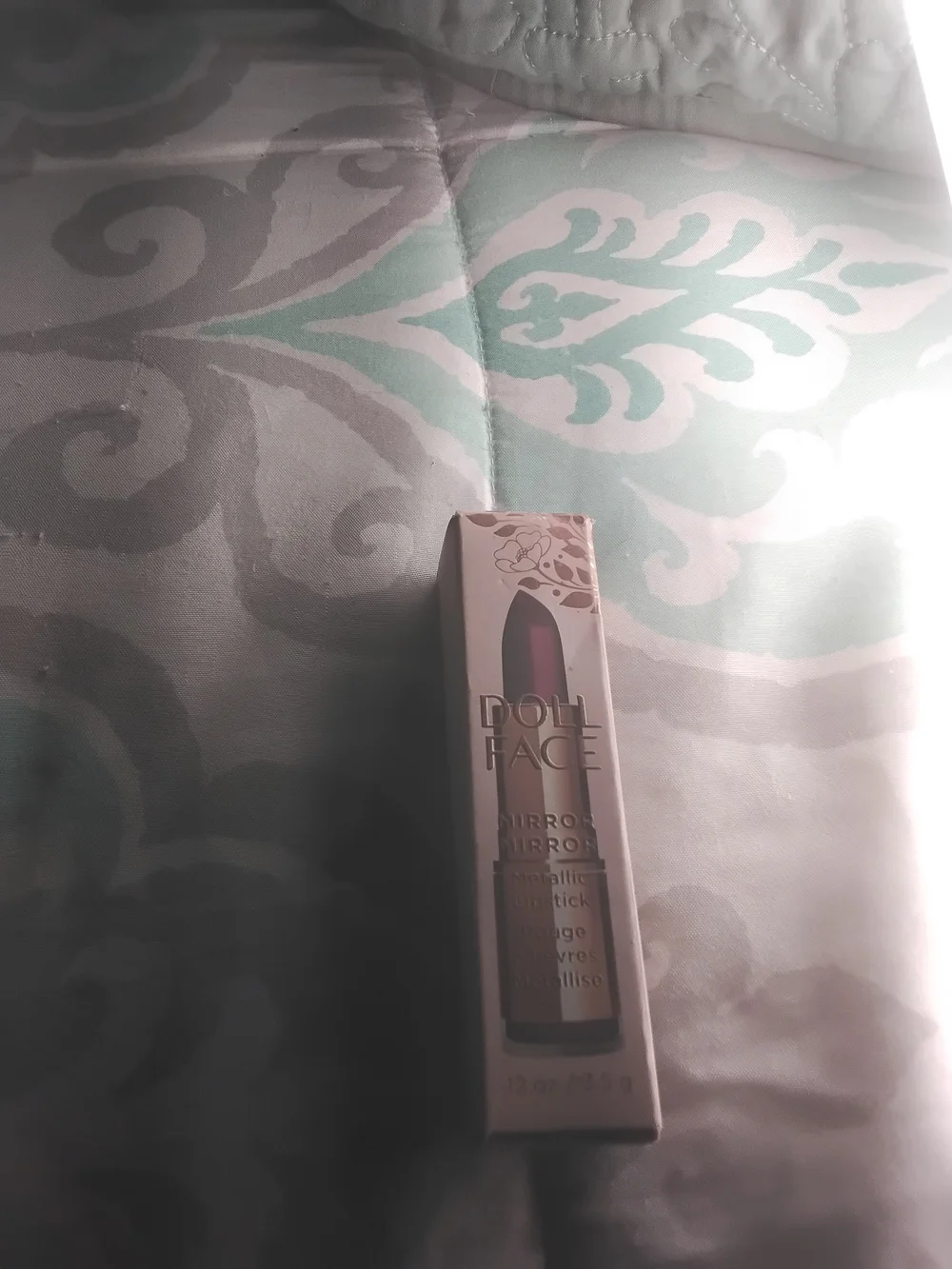 Dolled Up Metallic Lipstick - Rose Pink Rouge
